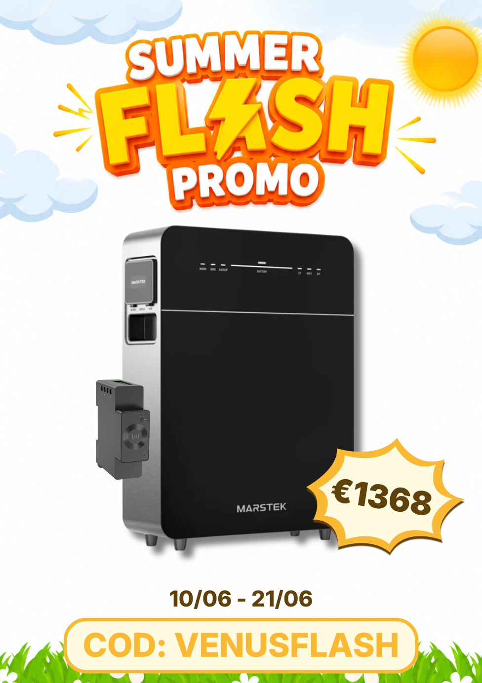 Marstek Venus E 3.0 - 5.12 kWh Storage system