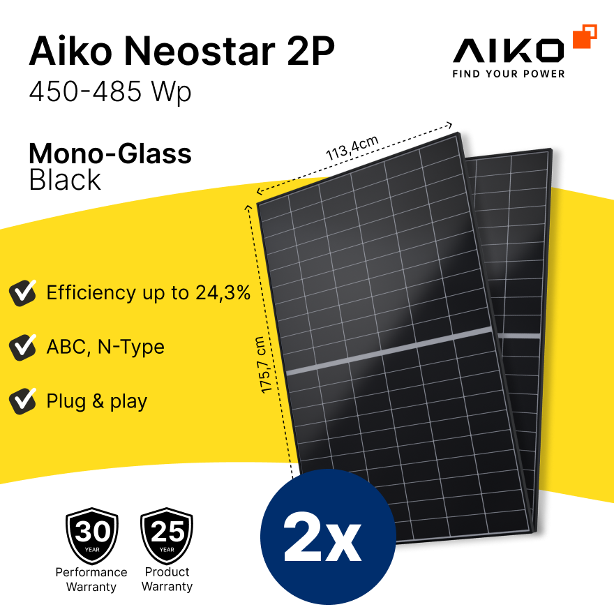 Aiko Neostar 2p Mono-Glass black ABC N-Type