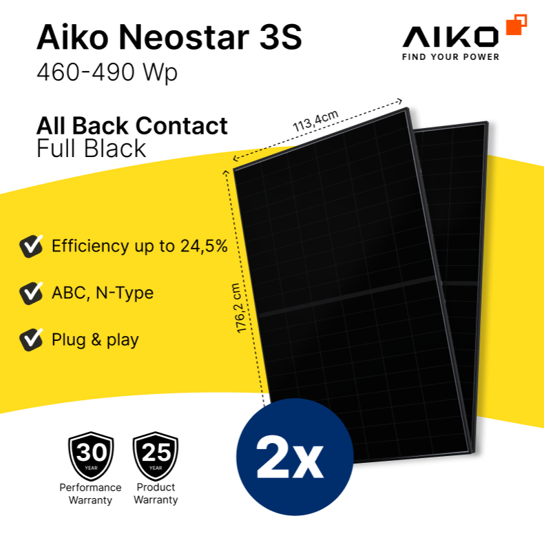 Aiko Neostar 3S Mono-Glass black ABC N-Type