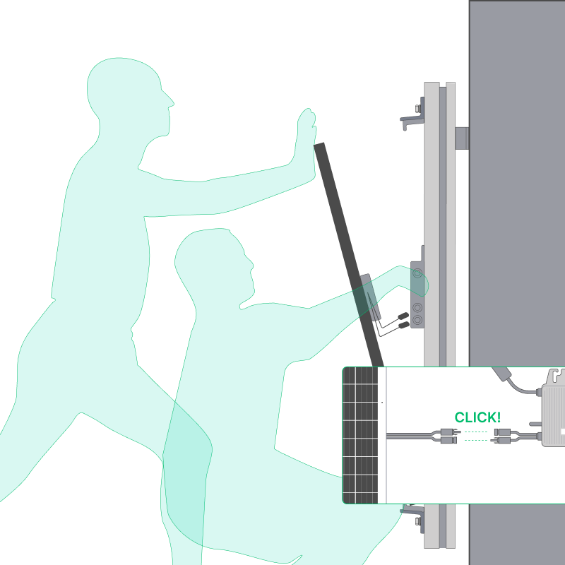 Robinsun Performance Basic Render #3 - Mounting with 2 persons