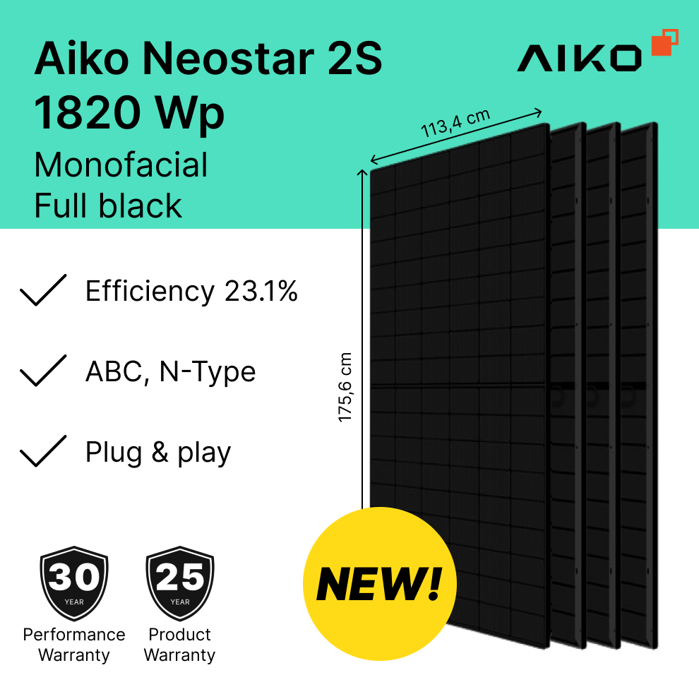 Solar panel Aiko Neostar 2S 1820 Wp