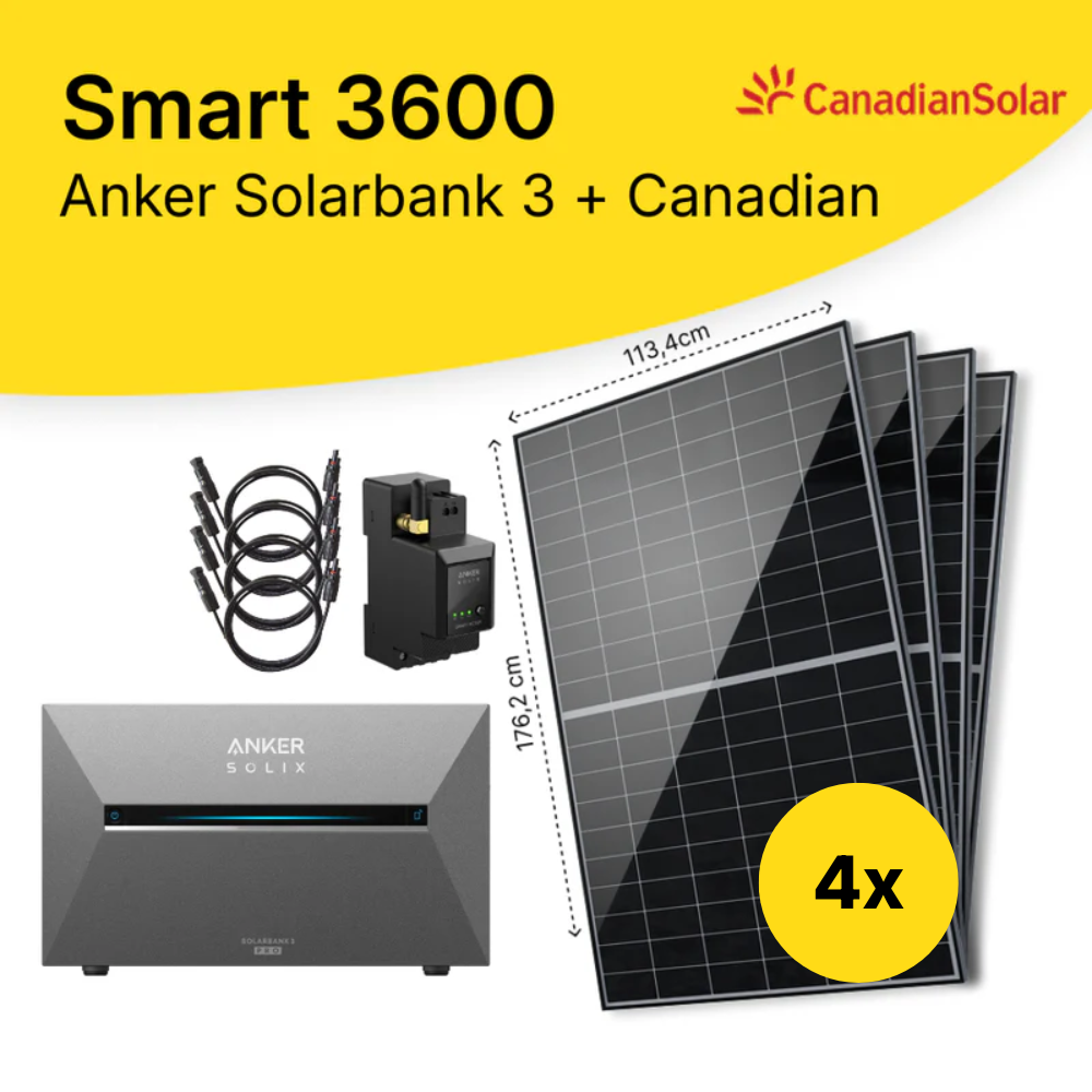 Solar Kit Smart 3600 (Anker Solarbank 3 Pro + Canadian Solar)