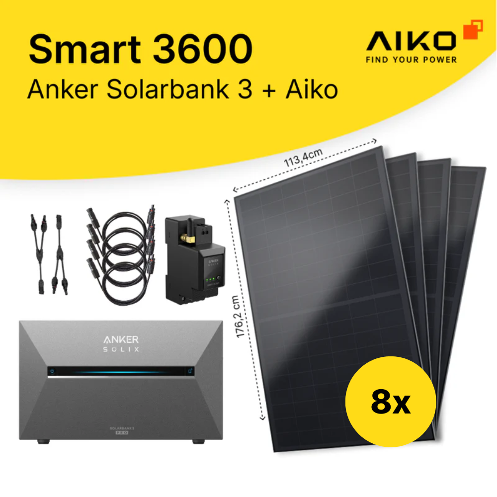 Kit solare Smart 3600 (Anker Solarbank 3 Pro + Aiko)