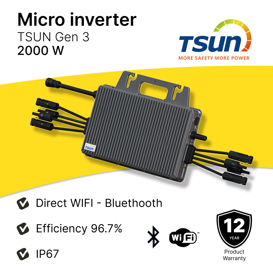 Tsun MS2000-Balcony Micro Inverter - Robinsun